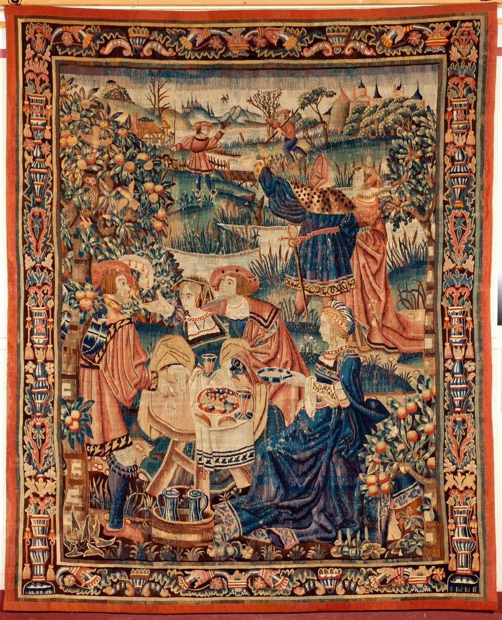 Flamandzki gobelin. 16 wiek. autorstwa Flemish School