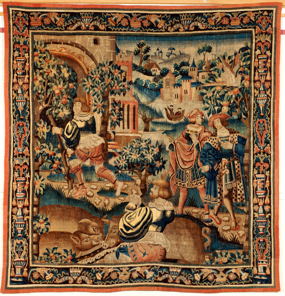 Flamandzki gobelin. 16 wiek. autorstwa Flemish School