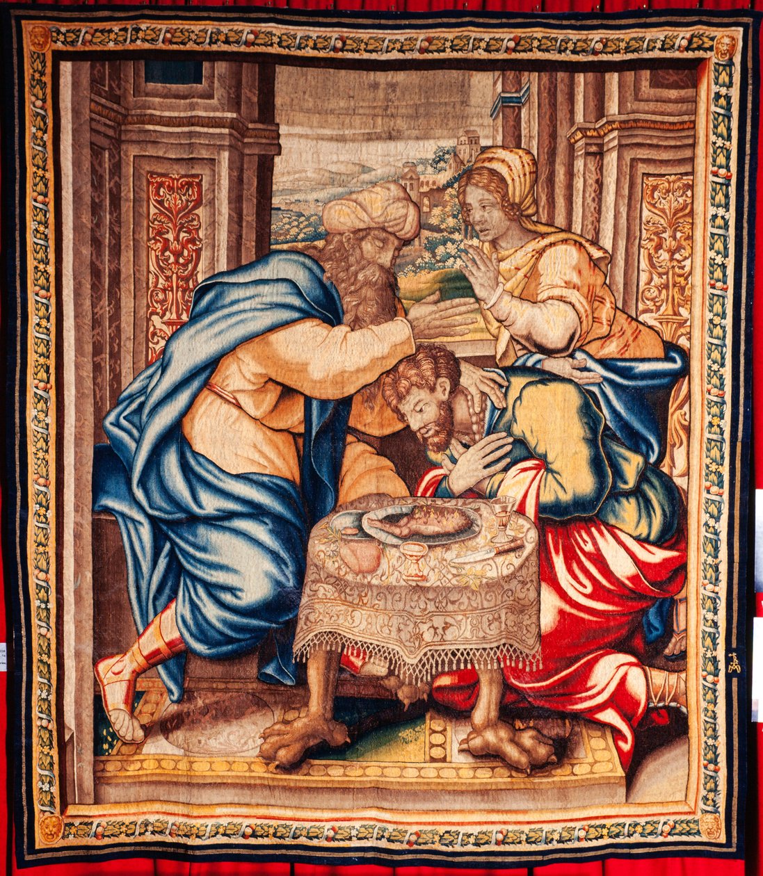 Flamandzki gobelin. XVII wiek. autorstwa Flemish School