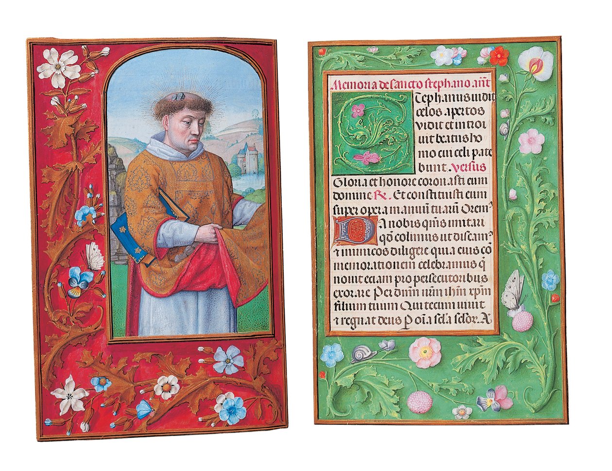 Folio z Godzinek Rotszylda, Gandawa lub Brugia, ok. 1505 autorstwa Flemish School