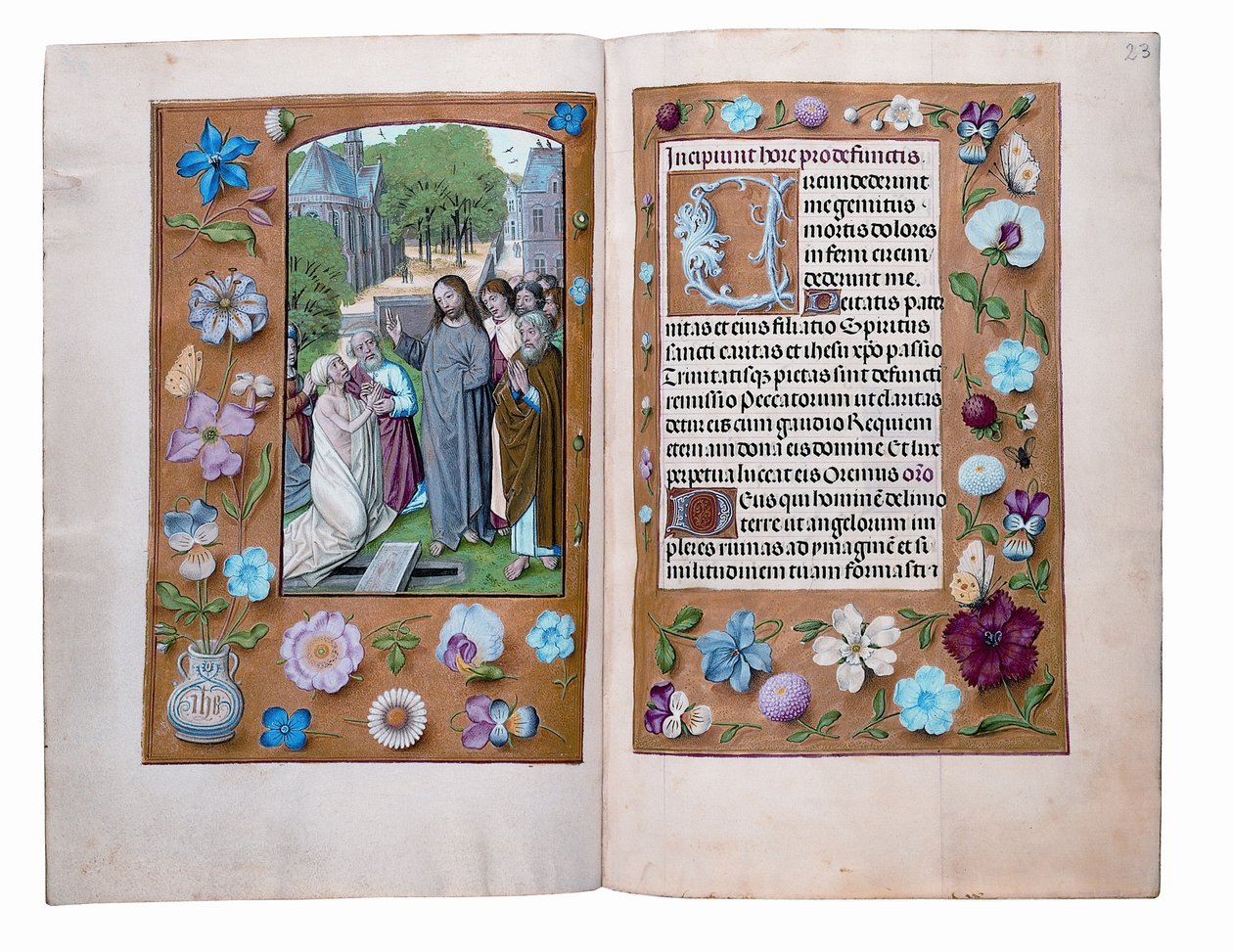 Folio z Godzinek Rotszylda, Gandawa lub Brugia, ok. 1505 autorstwa Flemish School