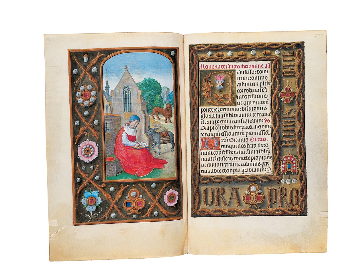 Folio z Godzinek Rotszylda, Gandawa lub Brugia, ok. 1505 autorstwa Flemish School