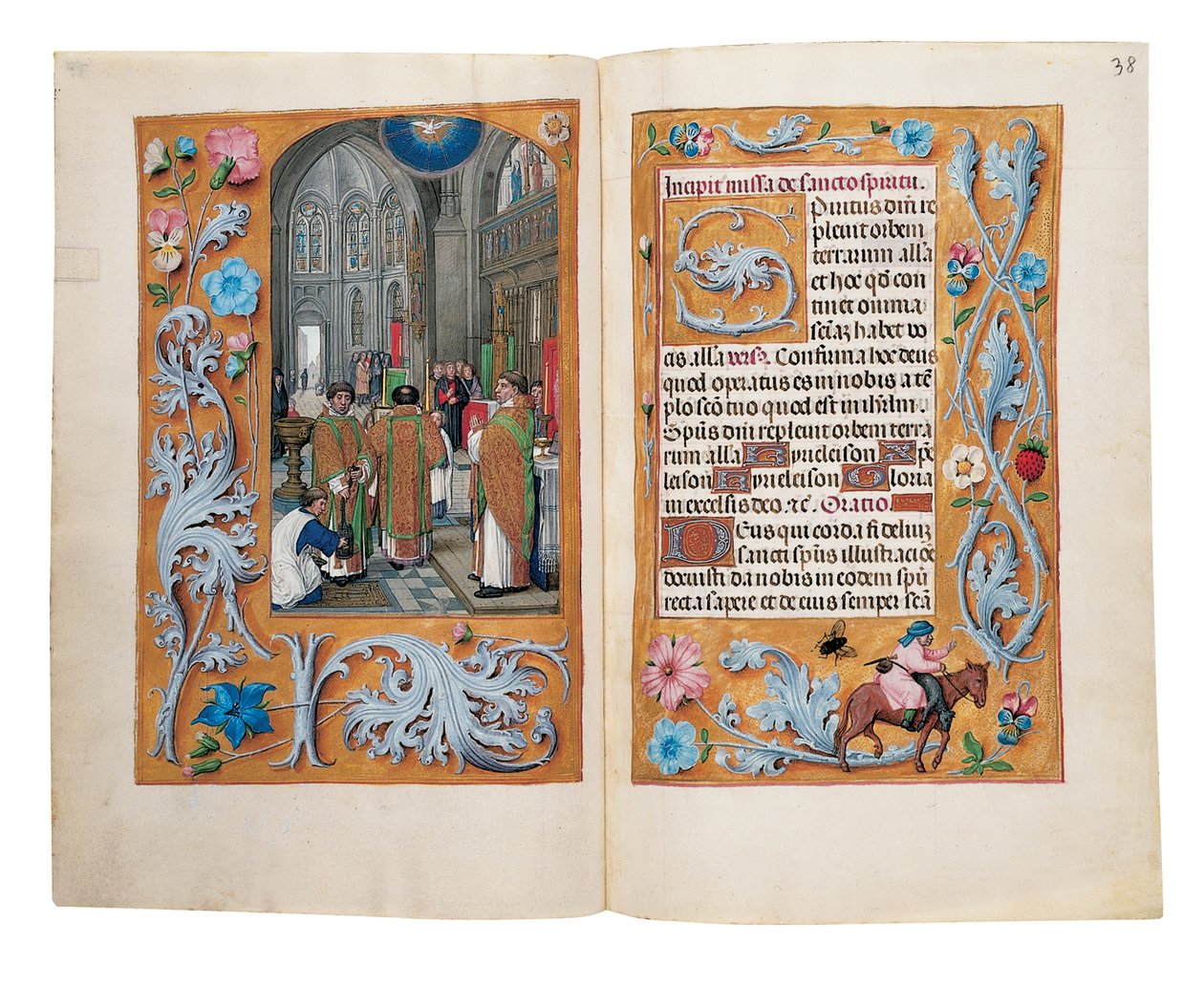 Folio z Godzinek Rotszylda, Gandawa lub Brugia, ok. 1505 autorstwa Flemish School