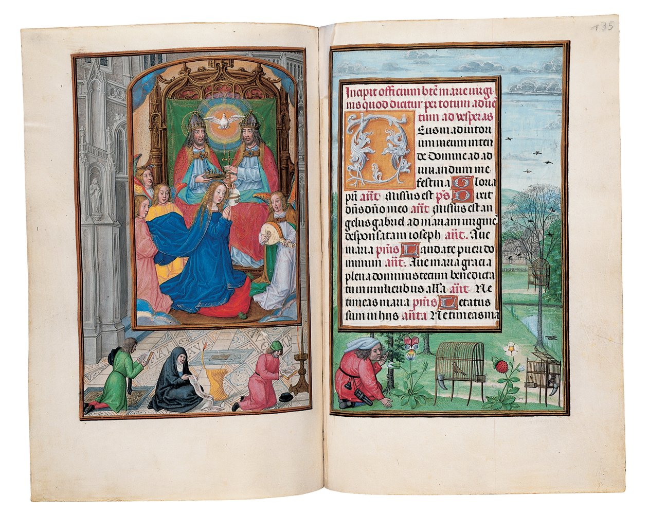 Folio z Godzinek Rotszylda, Gandawa lub Brugia, ok. 1505 autorstwa Flemish School