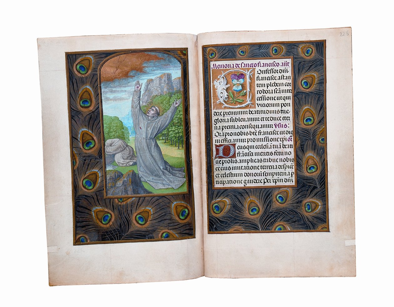 Folio z Godzinek Rotszylda, Gandawa lub Brugia, ok. 1505 autorstwa Flemish School