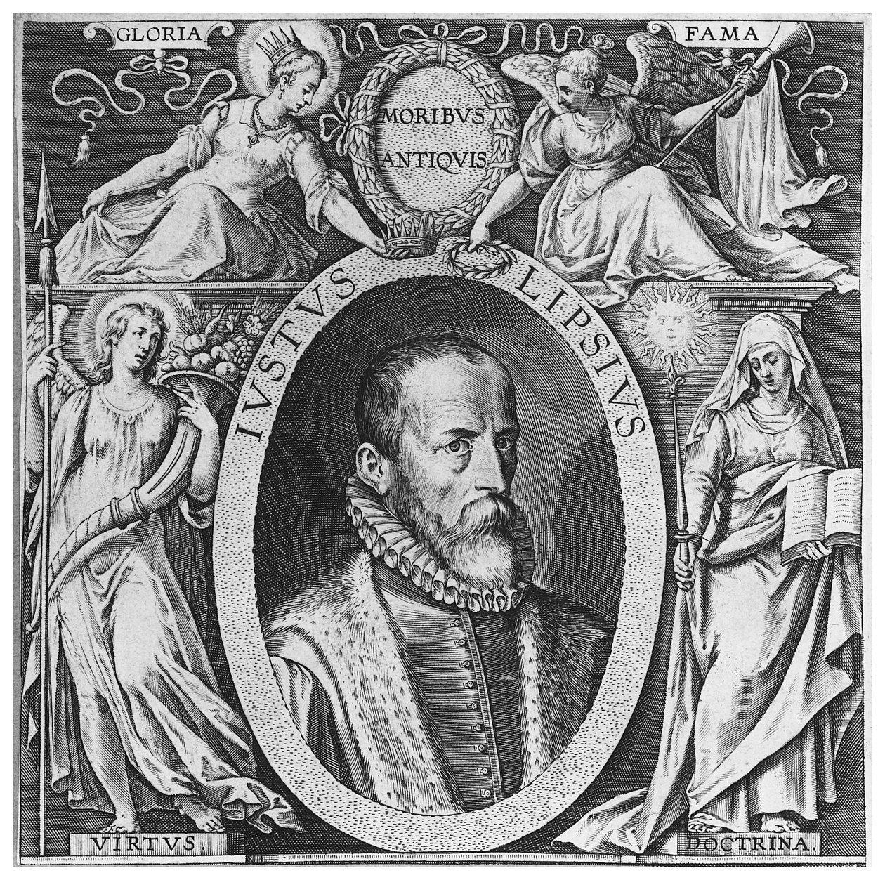 Justus Lipsius (grafika) autorstwa Flemish School