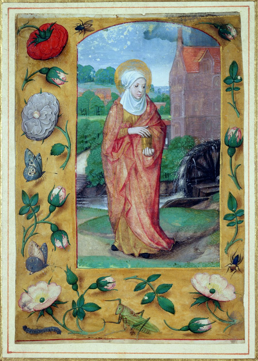 Maria Magdalena, z Księgi Godzin, ok. 1500 autorstwa Flemish School