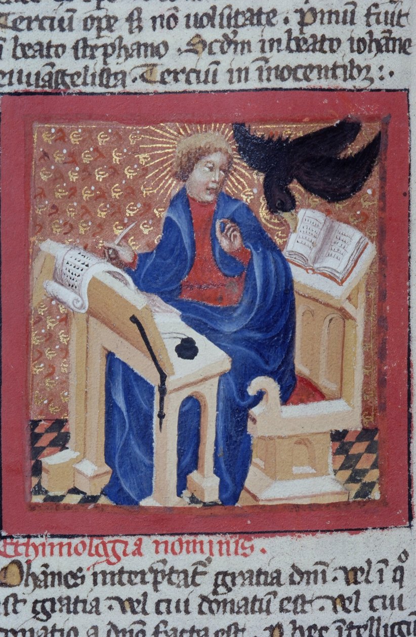 Pani Gen 1111 Strona z Legenda Aurea, Brugia, ok. 1400-10 autorstwa Flemish School