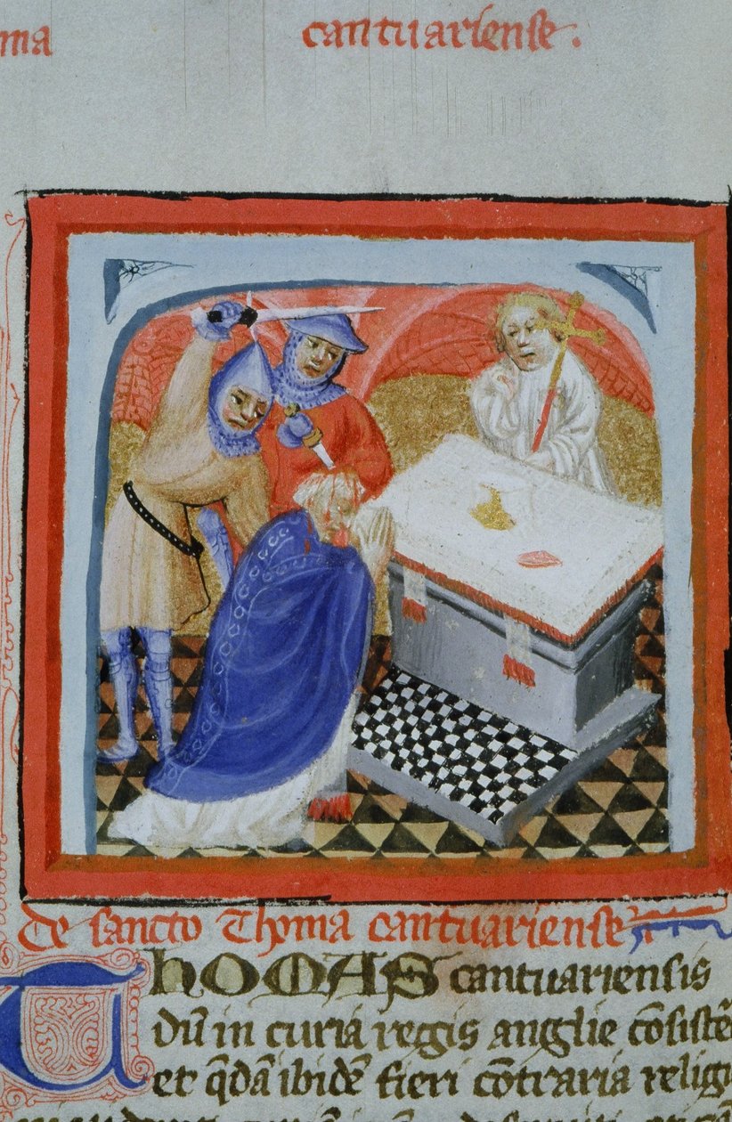 Pani Gen 1111 Strona z Legenda Aurea, Brugia, ok. 1400-10 autorstwa Flemish School