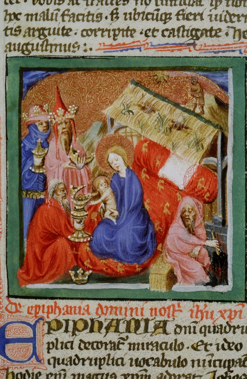 Pani Gen 1111 Strona z Legenda Aurea, Brugia, ok. 1400-10 autorstwa Flemish School