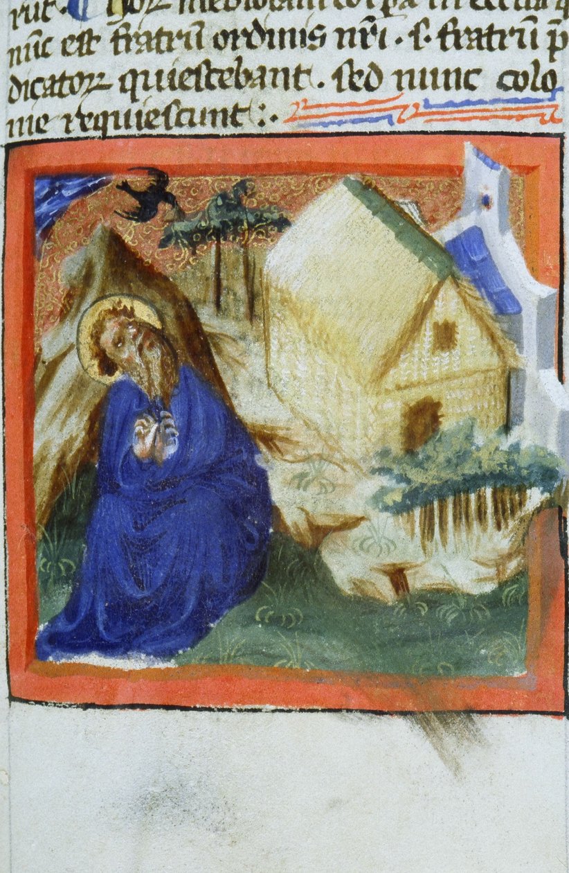 Pani Gen 1111 Strona z Legenda Aurea, Brugia, ok. 1400-10 autorstwa Flemish School