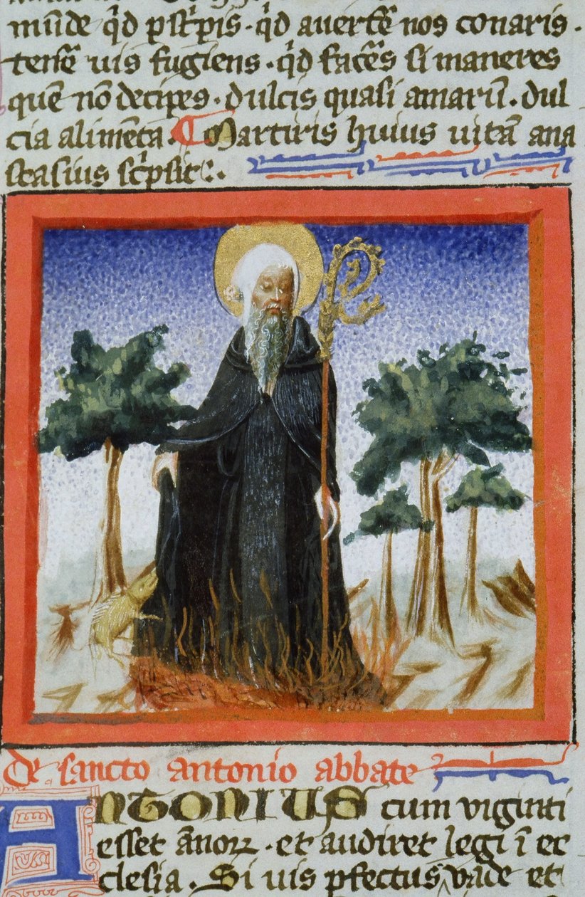Pani Gen 1111 Strona z Legenda Aurea, Brugia, ok. 1400-10 autorstwa Flemish School