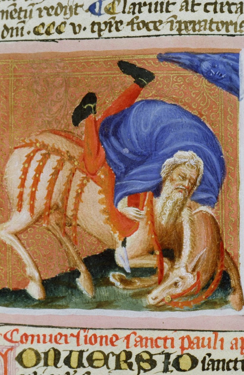 Pani Gen 1111 Strona z Legenda Aurea, Brugia, ok. 1400-10 autorstwa Flemish School