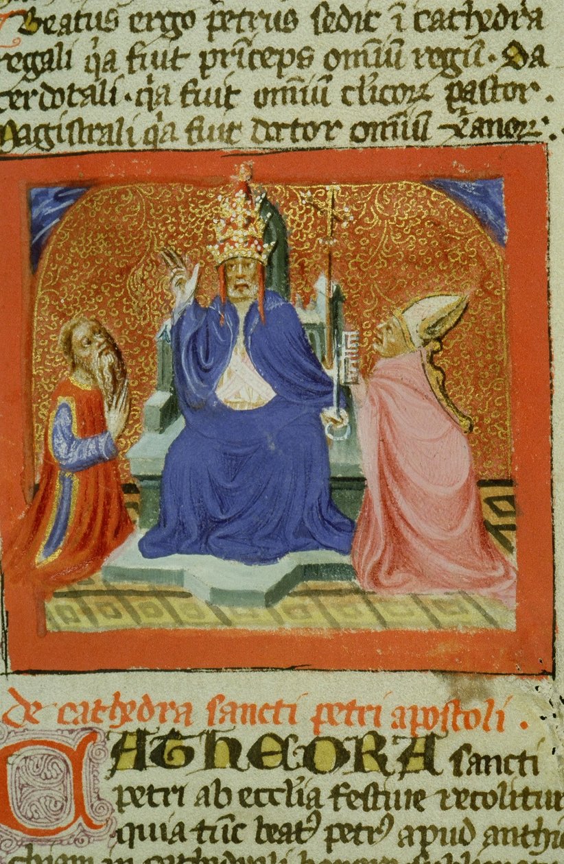 Pani Gen 1111 Strona z Legenda Aurea, Brugia, ok. 1400-10 autorstwa Flemish School