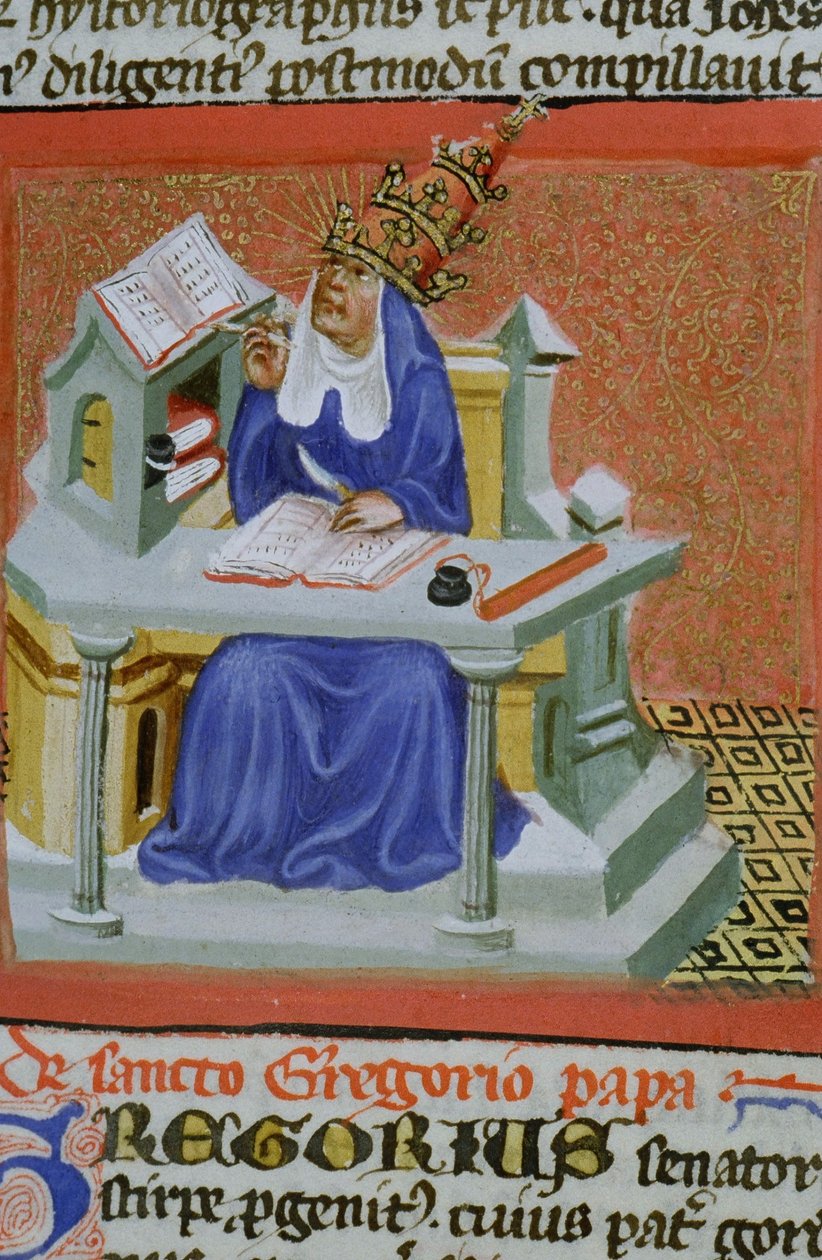 Pani Gen 1111 Strona z Legenda Aurea, Brugia, ok. 1400-10 autorstwa Flemish School