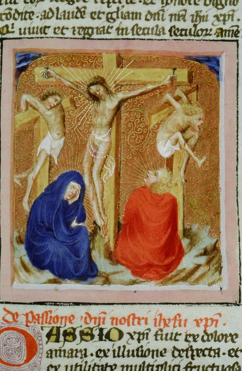 Pani Gen 1111 Strona z Legenda Aurea, Brugia, ok. 1400-10 autorstwa Flemish School