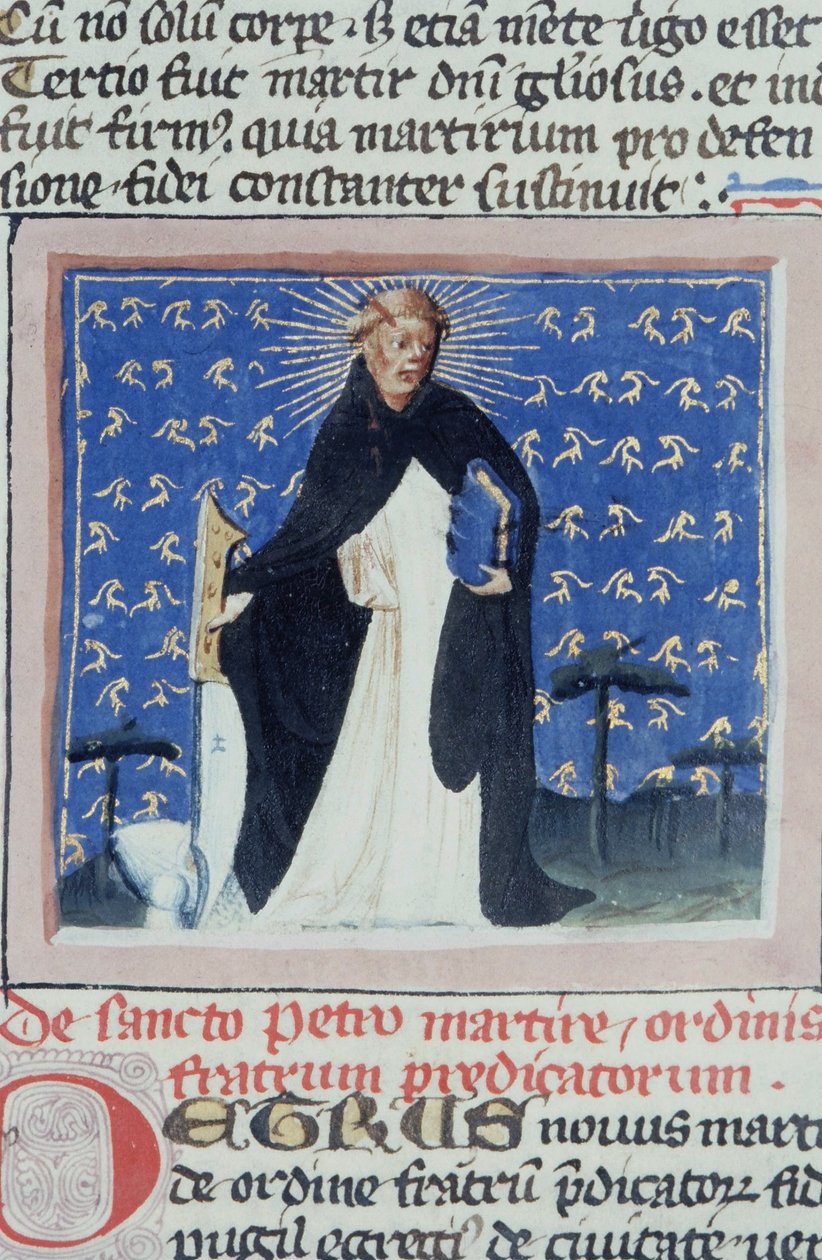 Pani Gen 1111 Strona z Legenda Aurea, Brugia, ok. 1400-10 autorstwa Flemish School