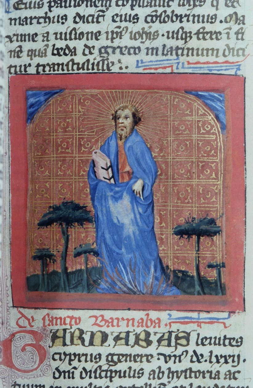 Pani Gen 1111 Strona z Legenda Aurea, Brugia, ok. 1400-10 autorstwa Flemish School