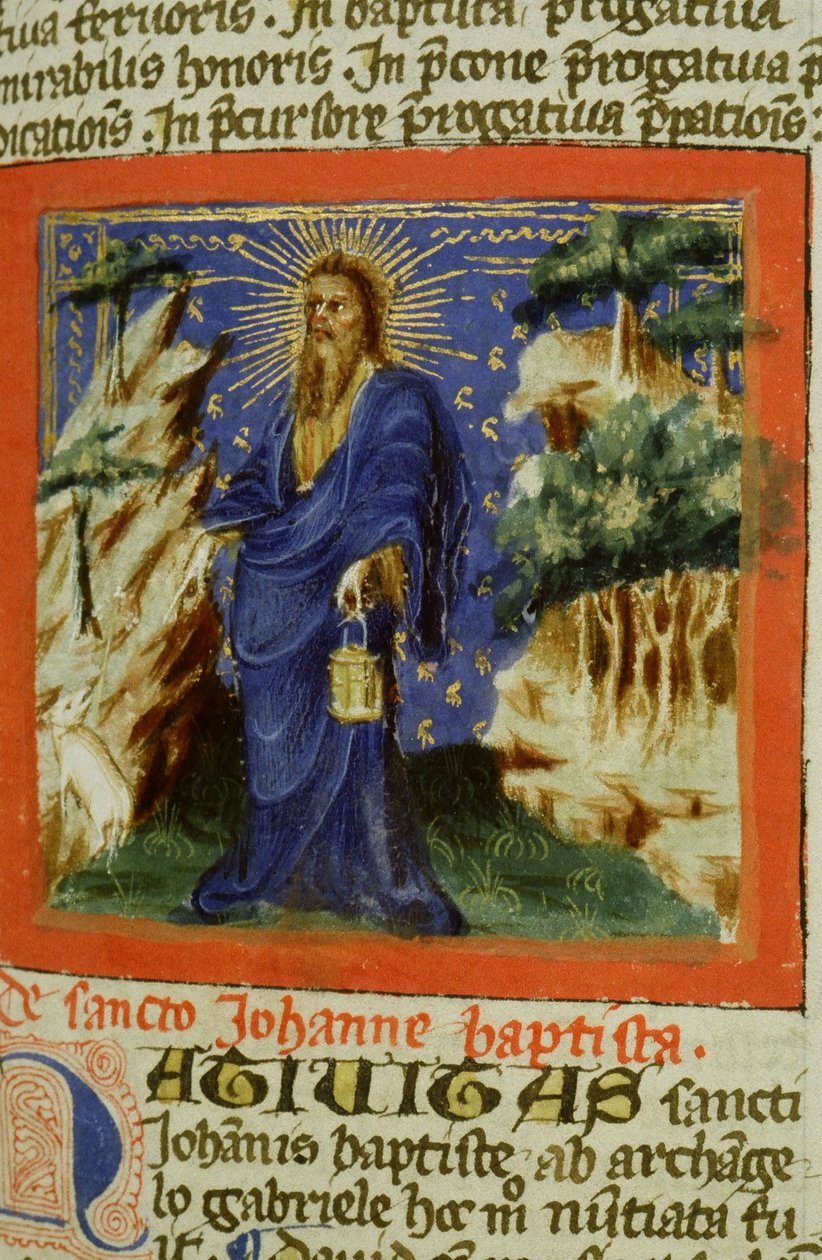 Pani Gen 1111 Strona z Legenda Aurea, Brugia, ok. 1400-10 autorstwa Flemish School