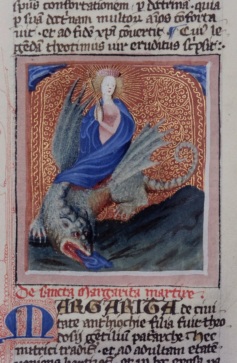 Pani Gen 1111 Strona z Legenda Aurea, Brugia, ok. 1400-10 autorstwa Flemish School