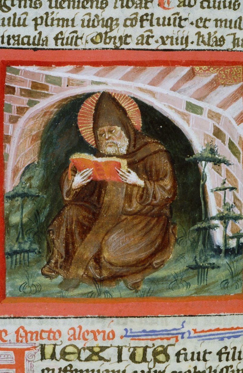Pani Gen 1111 Strona z Legenda Aurea, Brugia, ok. 1400-10 autorstwa Flemish School