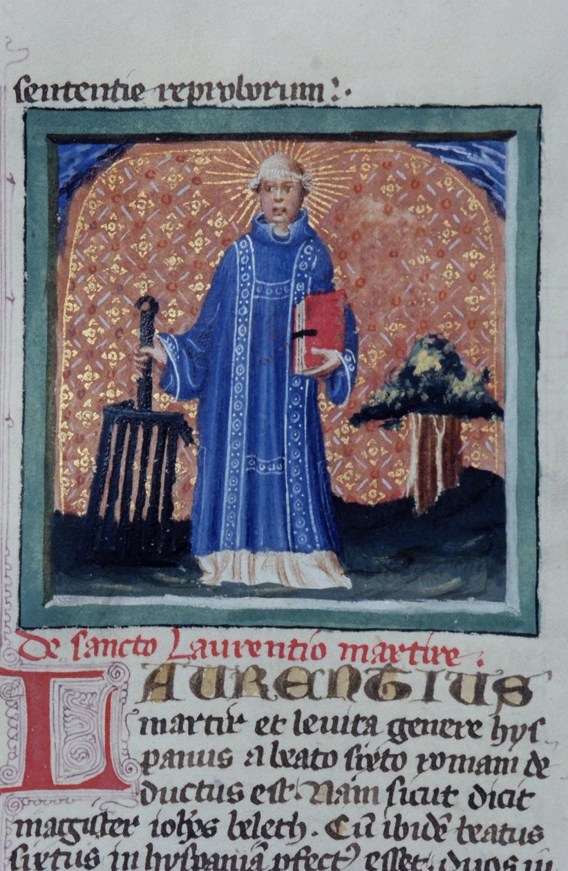Pani Gen 1111 Strona z Legenda Aurea, Brugia, ok. 1400-10 autorstwa Flemish School