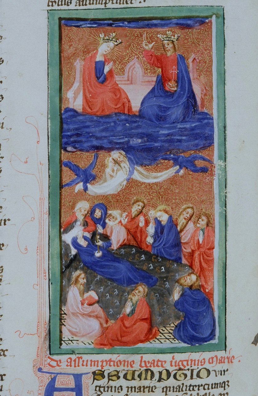 Pani Gen 1111 Strona z Legenda Aurea, Brugia, ok. 1400-10 autorstwa Flemish School