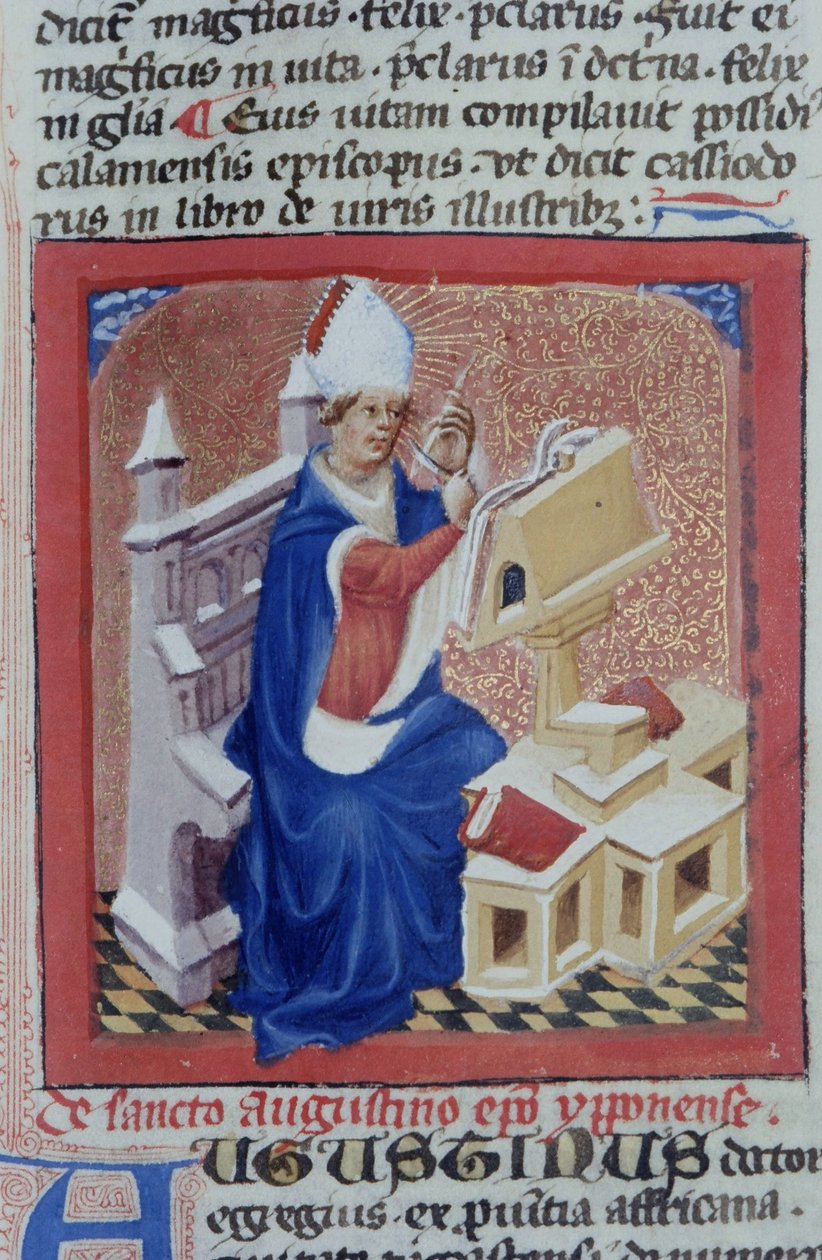 Pani Gen 1111 Strona z Legenda Aurea, Brugia, ok. 1400-10 autorstwa Flemish School
