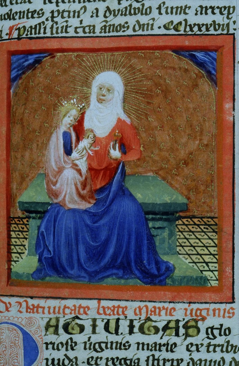 Pani Gen 1111 Strona z Legenda Aurea, Brugia, ok. 1400-10 autorstwa Flemish School