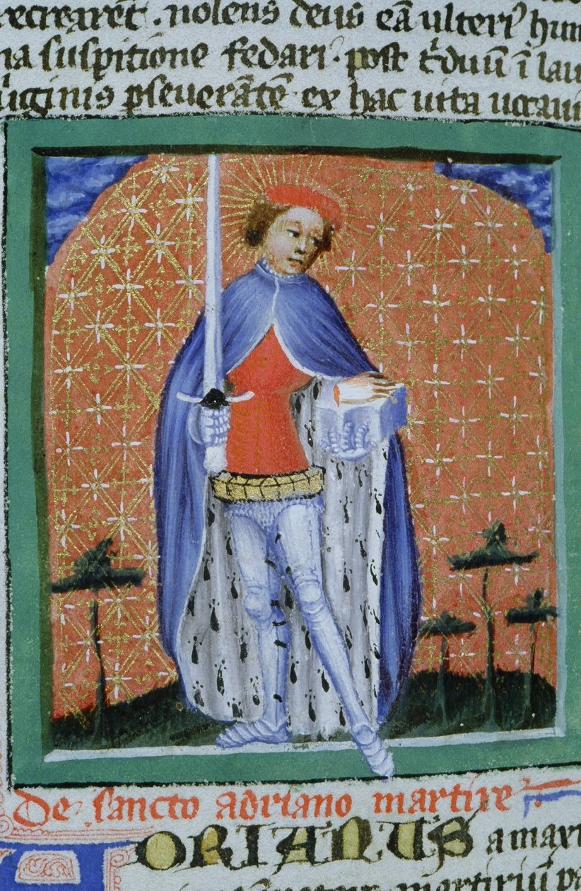 Pani Gen 1111 Strona z Legenda Aurea, Brugia, ok. 1400-10 autorstwa Flemish School