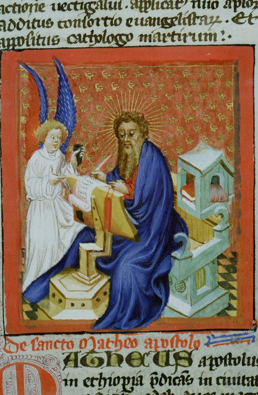 Pani Gen 1111 Strona z Legenda Aurea, Brugia, ok. 1400-10 autorstwa Flemish School