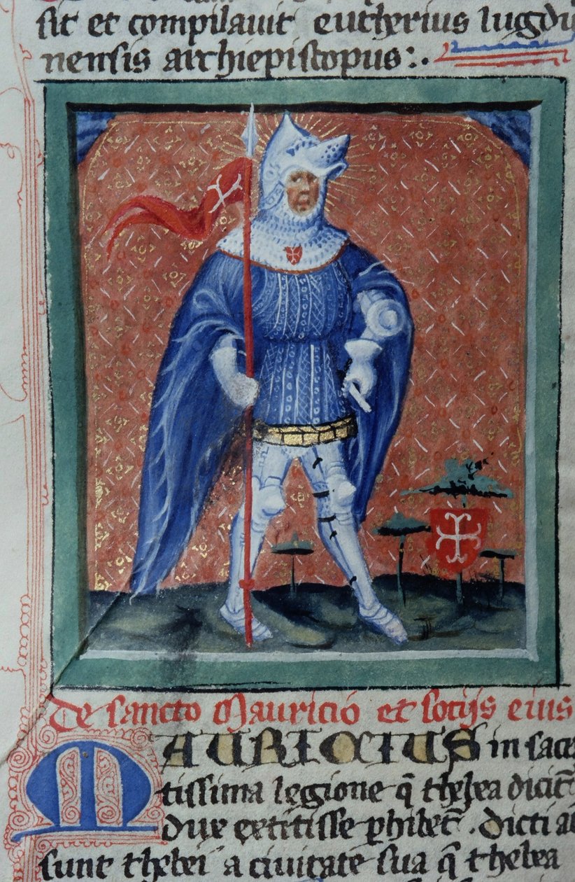 Pani Gen 1111 Strona z Legenda Aurea, Brugia, ok. 1400-10 autorstwa Flemish School