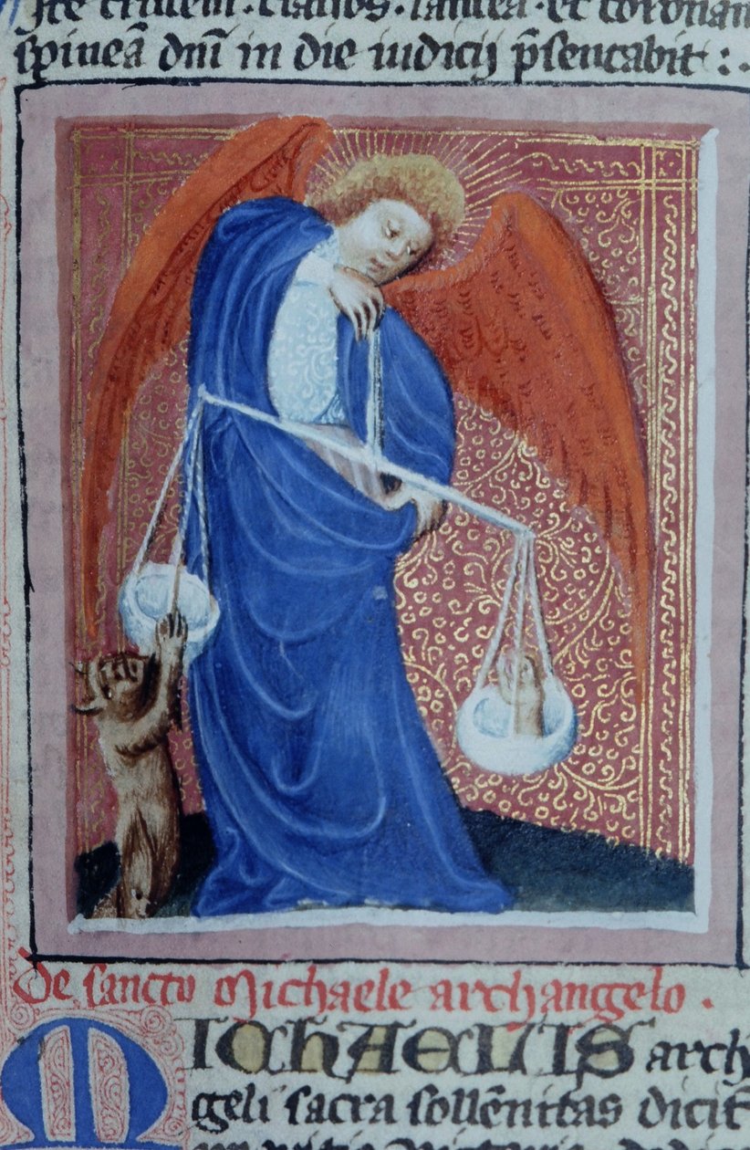 Pani Gen 1111 Strona z Legenda Aurea, Brugia, ok. 1400-10 autorstwa Flemish School