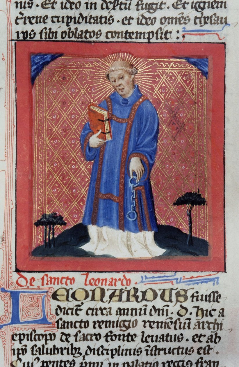 Pani Gen 1111 Strona z Legenda Aurea, Brugia, ok. 1400-10 autorstwa Flemish School