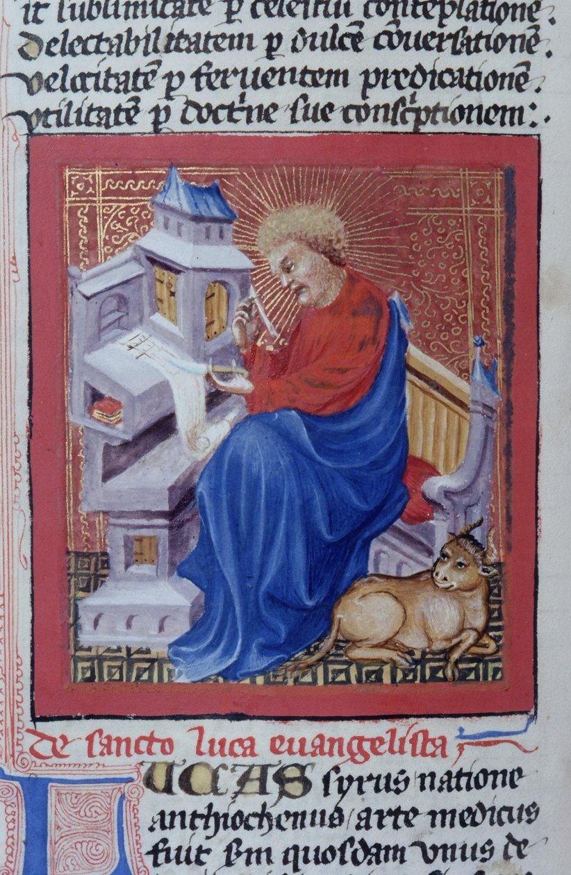 Pani Gen 1111 Strona z Legenda Aurea, Brugia, ok. 1400-10 autorstwa Flemish School