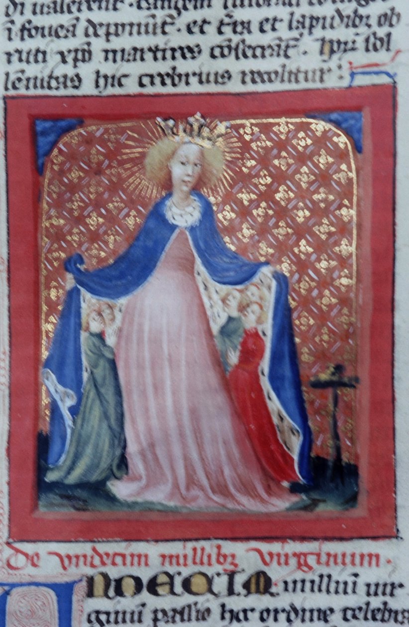 Pani Gen 1111 Strona z Legenda Aurea, Brugia, ok. 1400-10 autorstwa Flemish School
