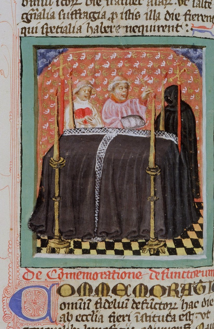 Pani Gen 1111 Strona z Legenda Aurea, Brugia, ok. 1400-10 autorstwa Flemish School