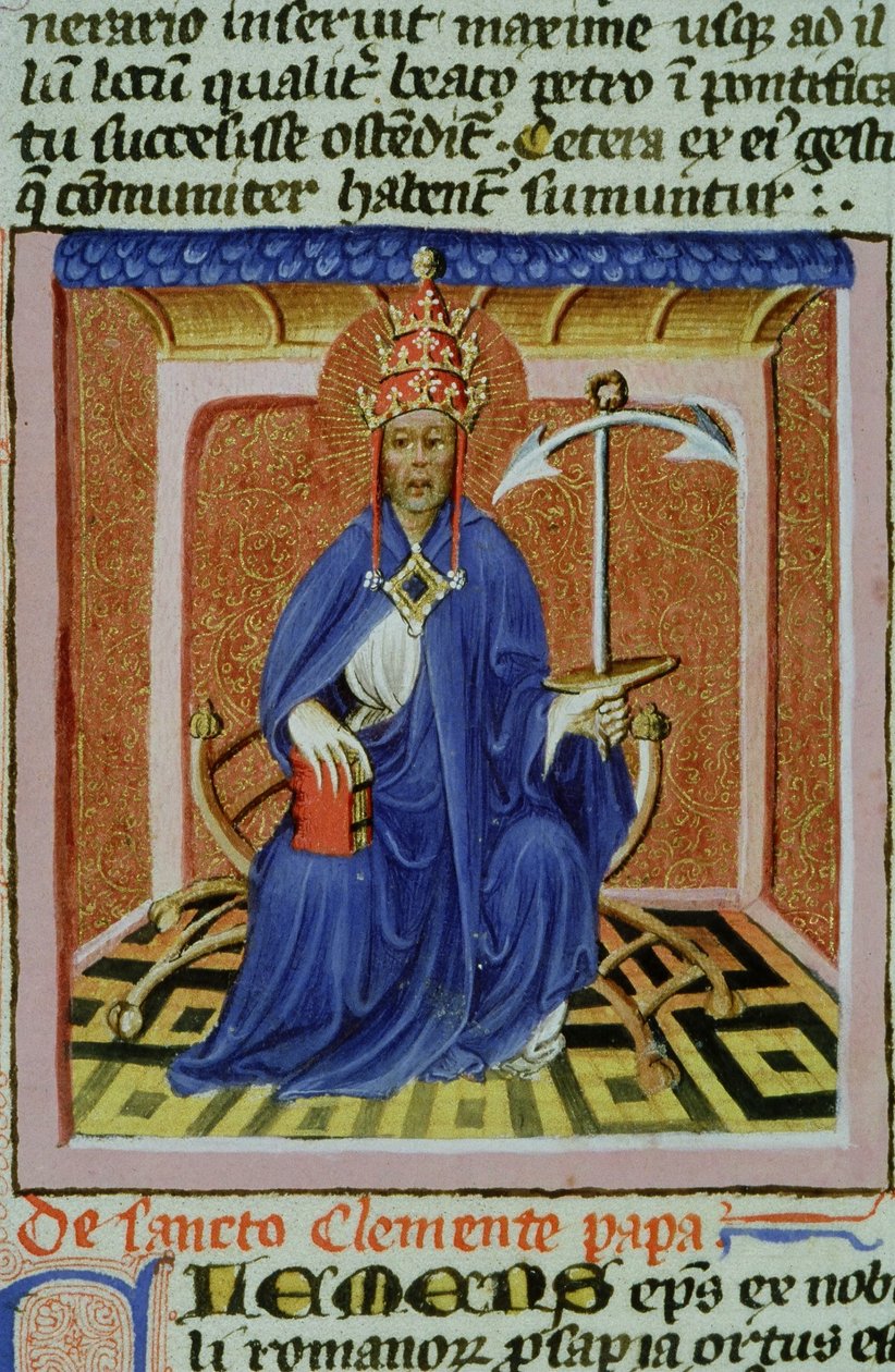 Pani Gen 1111 Strona z Legenda Aurea, Brugia, ok. 1400-10 autorstwa Flemish School