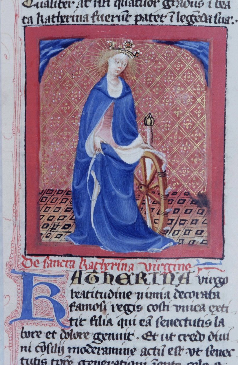 Pani Gen 1111 Strona z Legenda Aurea, Brugia, ok. 1400-10 autorstwa Flemish School