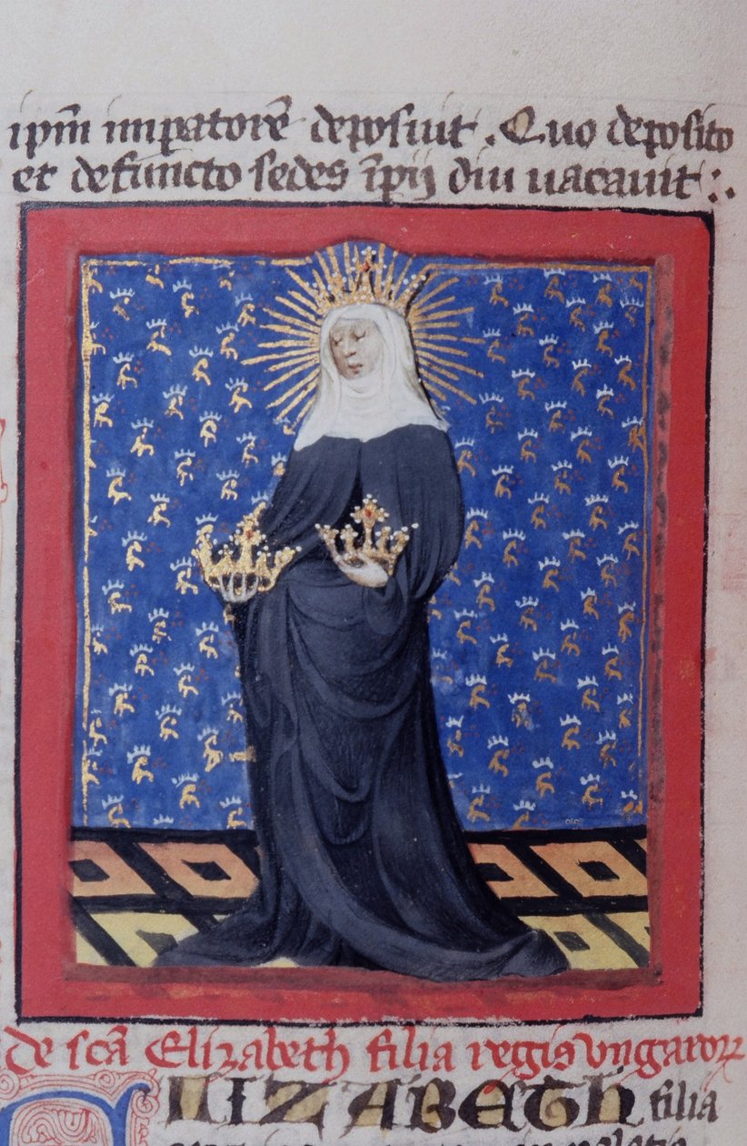 Pani Gen 1111 Strona z Legenda Aurea, Brugia, ok. 1400-10 autorstwa Flemish School