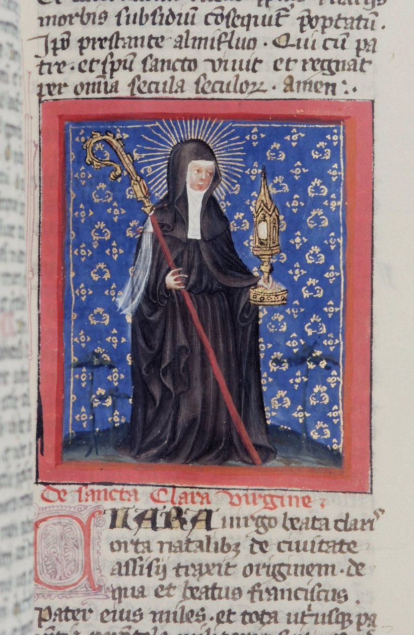 Pani Gen 1111 Strona z Legenda Aurea, Brugia, ok. 1400-10 autorstwa Flemish School