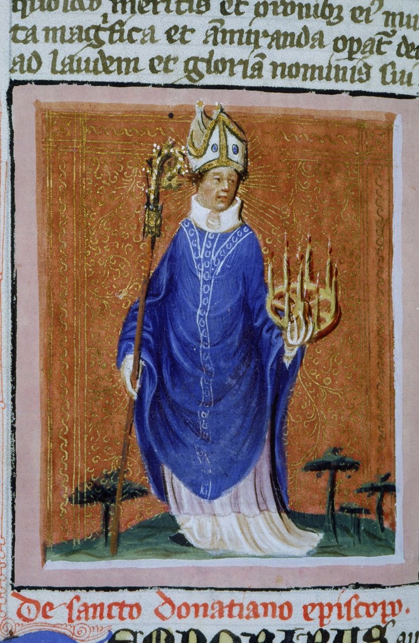 Pani Gen 1111 Strona z Legenda Aurea, Brugia, ok. 1400-10 autorstwa Flemish School