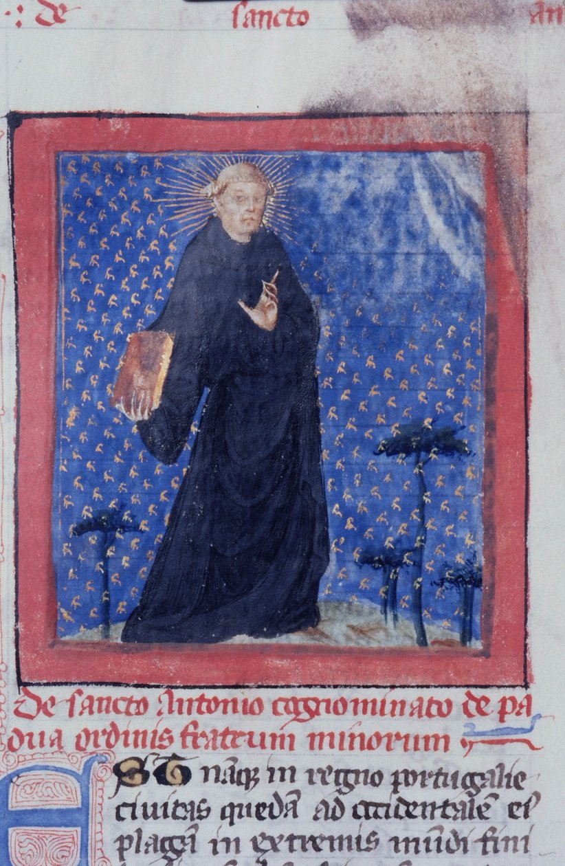 Pani Gen 1111 Strona z Legenda Aurea, Brugia, ok. 1400-10 autorstwa Flemish School