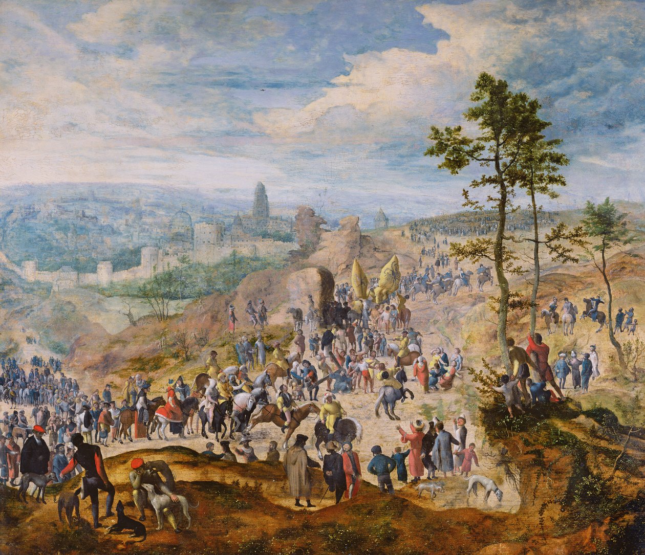W drodze na Kalwarię autorstwa Flemish School