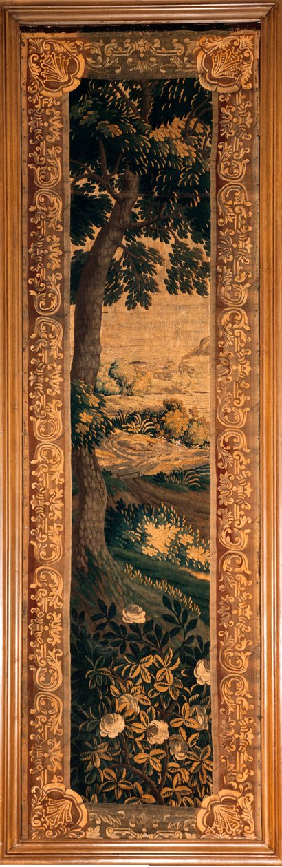 Pałac (Zamek Eu). Muzeum (Muzeum Ludwika Filipa zamku ue). Flamandzki gobelin. 18 wiek. autorstwa Flemish School