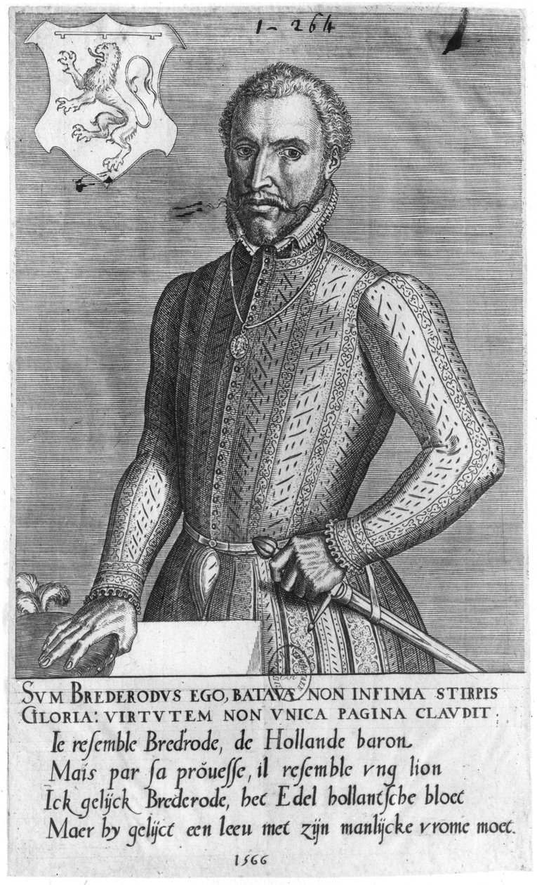 Portret hrabiego Henryka z Brederode (1531-68) 1566 autorstwa Flemish School