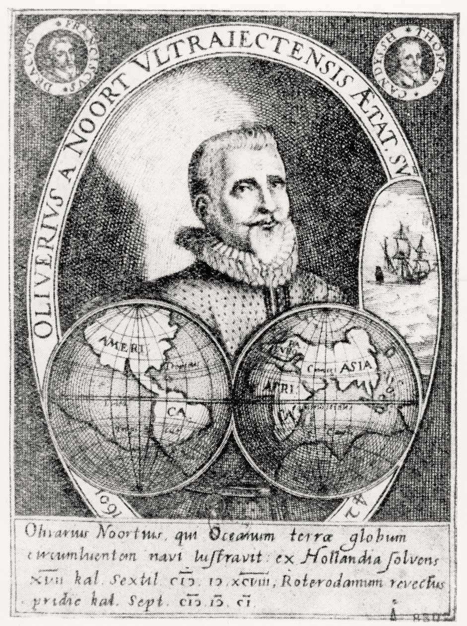 Portret Olivera Noorta (1558-1627) w wieku 42 autorstwa Flemish School