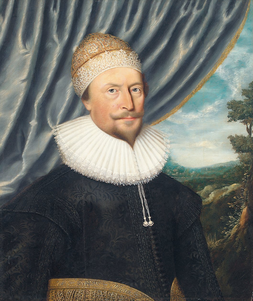 Portret Sir Gilesa Allingtona, ok. 1620 autorstwa Flemish School