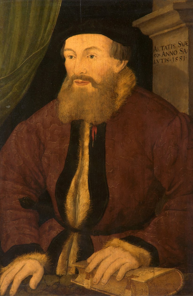 Portret mężczyzny, 1551 autorstwa Flemish School
