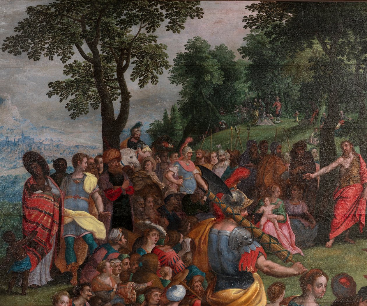 Głoszenie Jana na pustyni autorstwa Flemish School